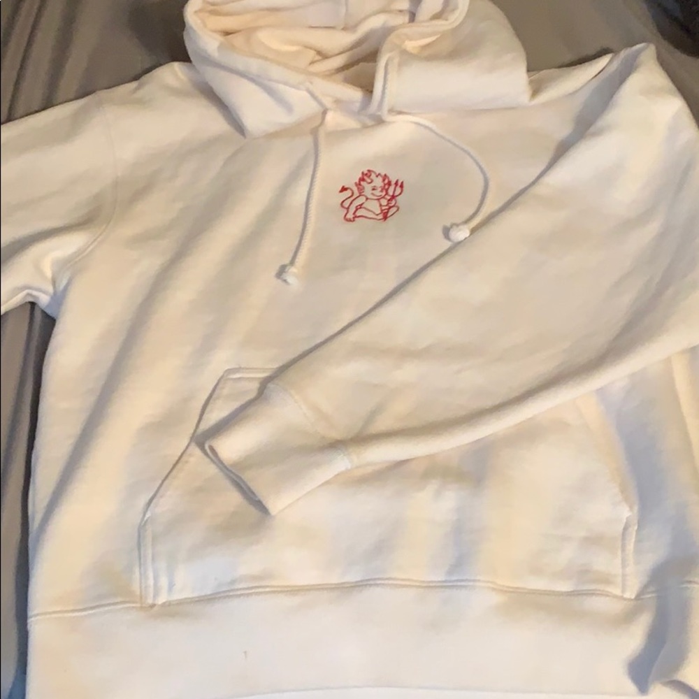 Brandy Melville Baby Devil logo hoodie